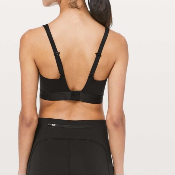 Lululemon Fine Form convertible Sports Bra 36DD Black NEW - Picture 4 of 10